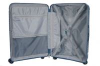 Franky 4-Rad TrolleyM 66cm 80/87l erweiterbar superleicht 2,88kg Polypropylen metallic blue