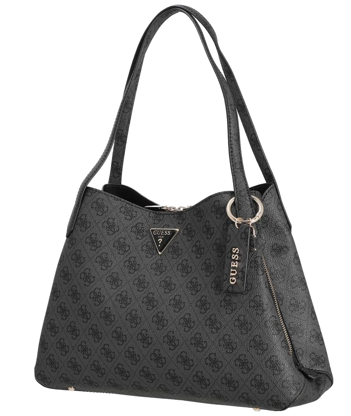 Guess 'Sora Girlfriend Carryall' Damentasche Mittelfach RV coal logo