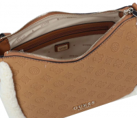 Guess 'Davika Hobo' Damen Umhängetasche cognac