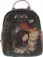 Anekke 'Dreamverse' Backpack Rucksack anthrazit / braun