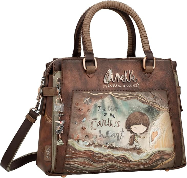 Anekke 'Core' Handbag Umhängetasche mit Kurzgriff braun