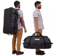 Thule 'Chasm' Recycled Reisetasche 90l  black