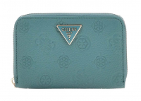 Guess 'Cresidia SLG' Medium Zip Around Damenbörse mit RV teal