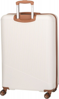 Travelite 'Bali' 4-Rad Trolley L 77cm 4,1kg 96L Weiß/Cognac