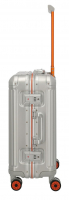 Travelite 'Next' 4-Rad-Bordtrolley S 55cm 4,2 kg 39l  Aluminium silber-orange
