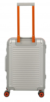 Travelite 'Next' 4-Rad-Bordtrolley S 55cm 4,2 kg 39l  Aluminium silber-orange