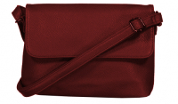 New Bags Damenschultertasche 3 RV dark red
