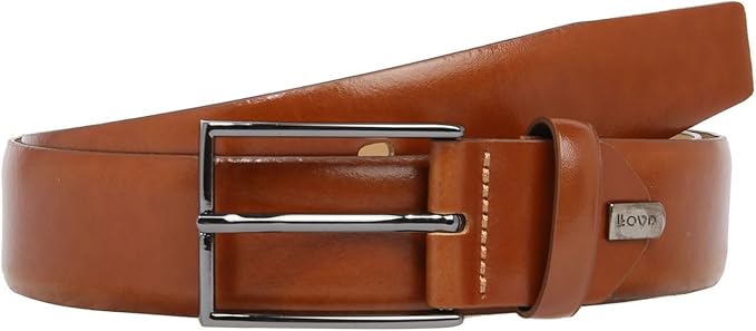 Lloyd Gürtel echt Leder 110cm cognac an der Schnalle kürzbar