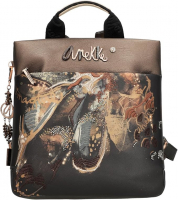 Anekke 'Dreamverse' Mochila Rucksack braun mit Anhänger