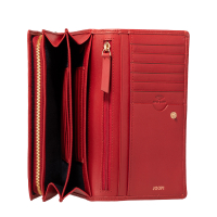 Joop 'Leggero Stampa' Europa Purse IH11f Damenlangbörse RFID darkred