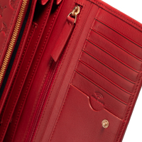 Joop 'Leggero Stampa' Europa Purse IH11f Damenlangbörse RFID darkred