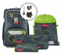 Step by Step 'Dark Cat Chiko' Giant Schulrucksack 5-tlg.