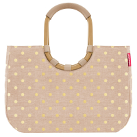 Reisenthel 'loopshopper L' Shopper mit Alugriffen dots coffee