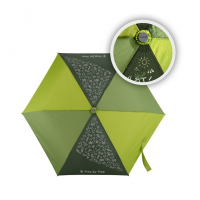 Step by Step & doppler 'Green' Regenschirm mit Magic Rain Effect grün