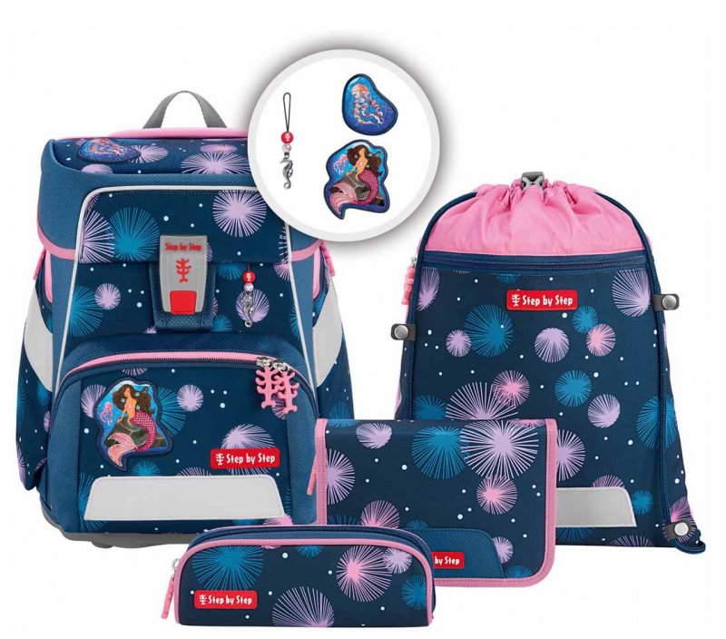 Step by Step 'Mermaid Delia' Space Schulrucksack-Set 5tlg. 1250g 20l
