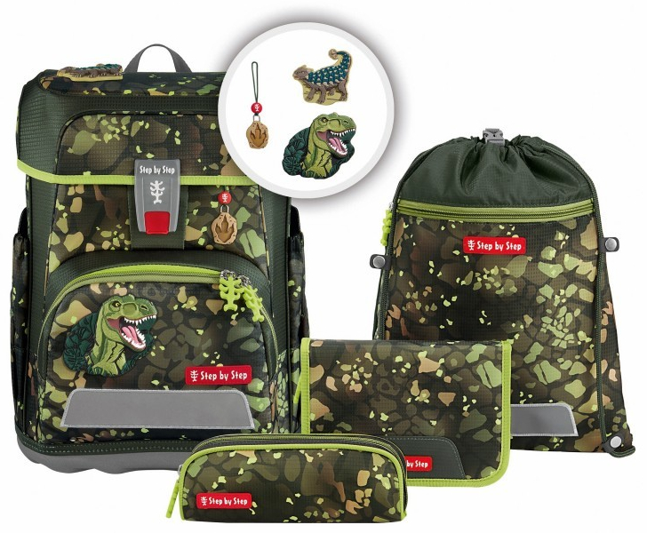 Step by Step 'Dino Torex' Cloud Schulrucksack-Set 5tlg. 990g