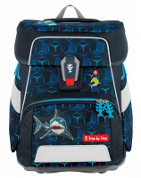 Step by Step 'Shark Dexter' Space Shine Schulrucksack-Set 5tlg. 1250g 20l