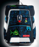 Step by Step 'Shark Dexter' Space Shine Schulrucksack-Set 5tlg. 1250g 20l
