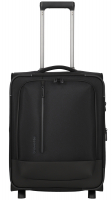 Travelite 'CrossLITE 5.0' 2-Rad Bordtrolley 54cm 2,7kg 37l-41l mit TSA-Schloss schwarz