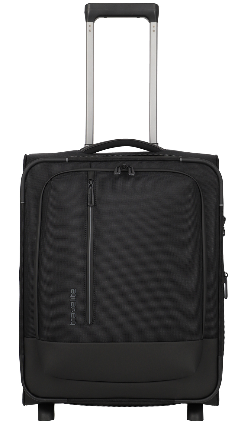 Travelite 'CrossLITE 5.0' 2-Rad Bordtrolley 54cm 2,7kg 37l-41l mit TSA-Schloss schwarz
