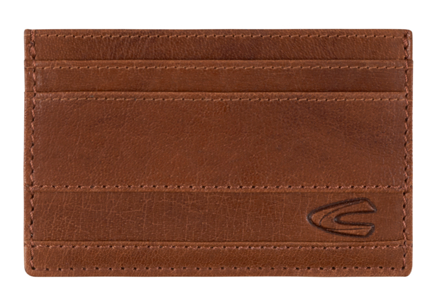 Camel active 'Field' Card Wallet Kartenetui RFID echt Leder cognac
