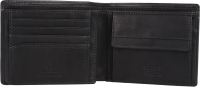 Camel active 'Dust' Scheintasche mit Klappe Querformat RFID Schutz echt Leder black