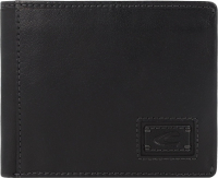 Camel active 'Dust' Scheintasche mit Klappe Querformat RFID Schutz echt Leder black