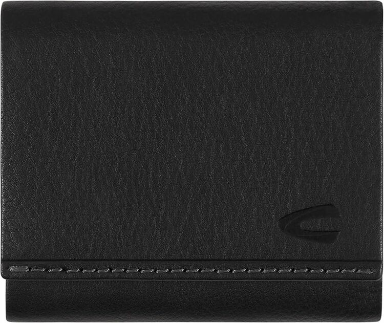 Camel active 'Atlanta' Kombibörse klein mit RFID-Schutz echt Rindleder black