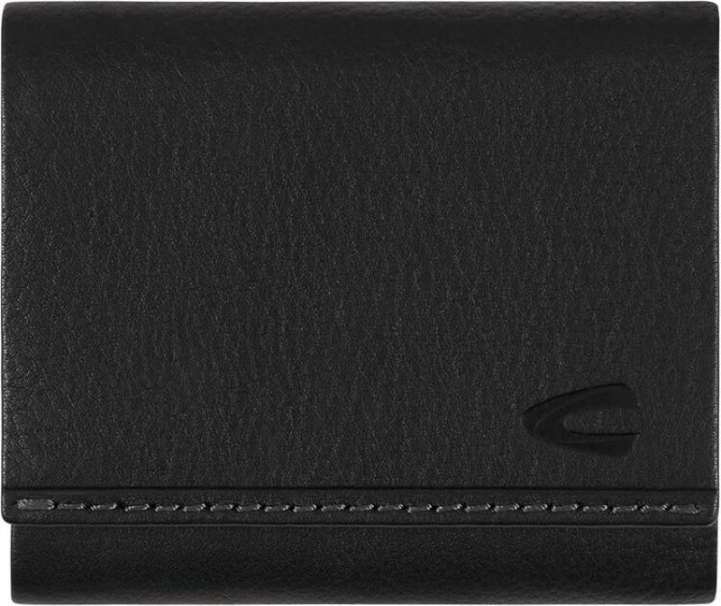 Camel active 'Atlanta' Kombibörse klein mit RFID-Schutz echt Rindleder black