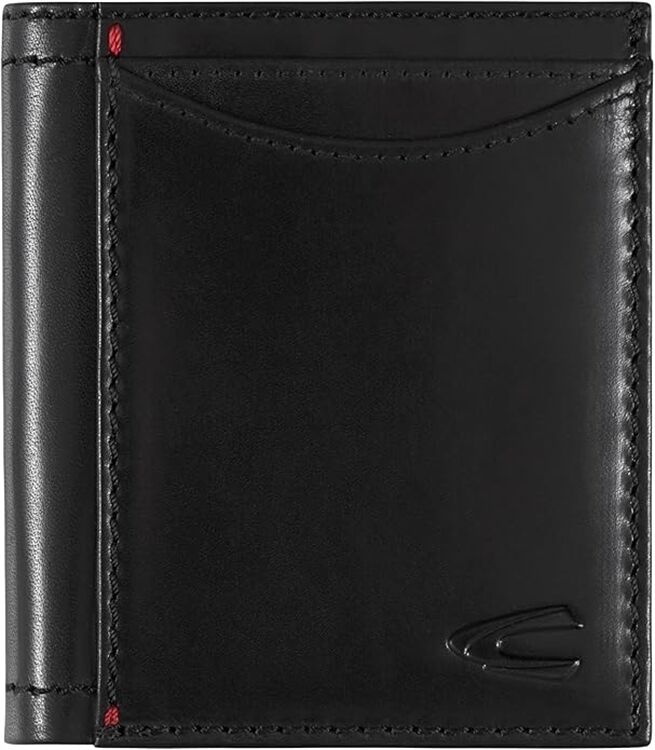 Camel active 'Salamanca' Card Wallet Kartenetui/Geldbörse mit RV RFID-Schutz für Karten echt Leder schwarz