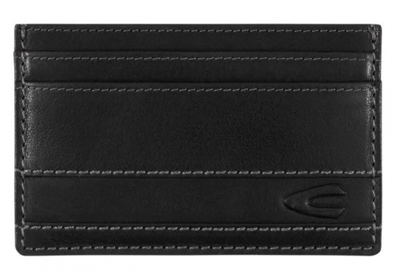 Camel active 'Salamanca' Kombibörse klein mit RFID-Schutz echt Leder black