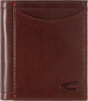 Camel active 'Salamanca' Card Wallet Kartenetui/Geldbörse mit RV RFID-Schutz für Karten echt Leder dunkelbraun