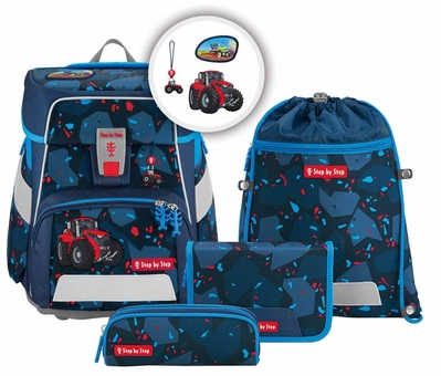 Step by Step 'Tractor Freddy' Space Schulrucksackset 5tlg 20l 1250g