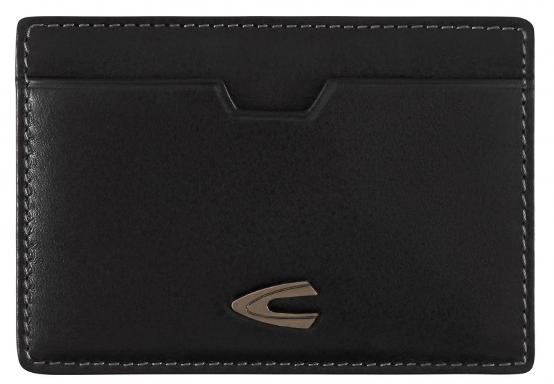 Camel active 'Vegas' Card Wallet Kartenetui RFID echt Leder schwarz