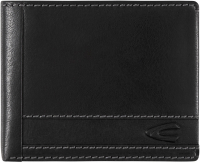 Camel active 'Field' Scheintasche im Querformat mit RFID-Schutz echt Rindleder black