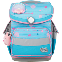 schoolmood 'Lilly' - Meerjungfrau - Timeless Pro Schulranzen-Set 7-tlg. 995g 23,5l hellblau/rosa