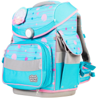 schoolmood 'Lilly' - Meerjungfrau - Timeless Pro Schulranzen-Set 7-tlg. 995g 23,5l hellblau/rosa