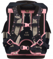 schoolmood 'Ella' - Pony - Timeless Pro Schulranzen-Set 7-tlg. 995g 23,5l schwarz/rosa