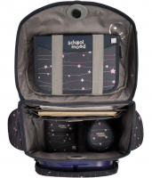 schoolmood 'Ella' - Pony - Timeless Pro Schulranzen-Set 7-tlg. 995g 23,5l schwarz/rosa