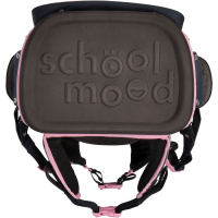 schoolmood 'Ella' - Pony - Timeless Pro Schulranzen-Set 7-tlg. 995g 23,5l schwarz/rosa