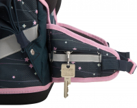 schoolmood 'Ella' - Pony - Timeless Pro Schulranzen-Set 7-tlg. 995g 23,5l schwarz/rosa