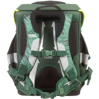 schoolmood 'Daniel' - Dinosaurier - Timeless Pro Schulranzen-Set 7-tlg. 995g 23,5l grün