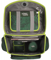schoolmood 'Daniel' - Dinosaurier - Timeless Pro Schulranzen-Set 7-tlg. 995g 23,5l grün