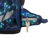 schoolmood 'Felix' - Wolf - Timeless Pro Schulranzen-Set 7-tlg. 995g 23,5l blau/grün