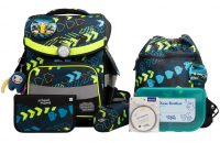 schoolmood 'Elias' - Rennwagen - Timeless Pro Schulranzen-Set 7-tlg. 995g 23,5l multicolor