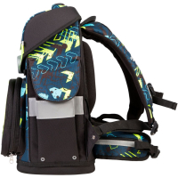 schoolmood 'Elias' - Rennwagen - Timeless Pro Schulranzen-Set 7-tlg. 995g 23,5l multicolor