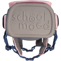 schoolmood 'Mila' - Pferd - Timeless Pro Schulranzen-Set 7-tlg. 995g 23,5l blau/rosa