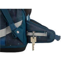 schoolmood 'Moritz' - Weltall - Timeless Pro Schulranzen-Set 7-tlg. 995g 23,5l blau/schwarz