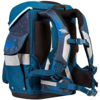 schoolmood 'Moritz' - Weltall - Timeless Pro Schulranzen-Set 7-tlg. 995g 23,5l blau/schwarz