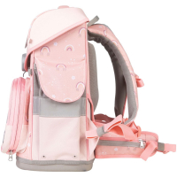 schoolmood 'Rainbow' - Regenbogen - Timeless Pro Schulranzen-Set 7-tlg. 995g 23,5l apricot